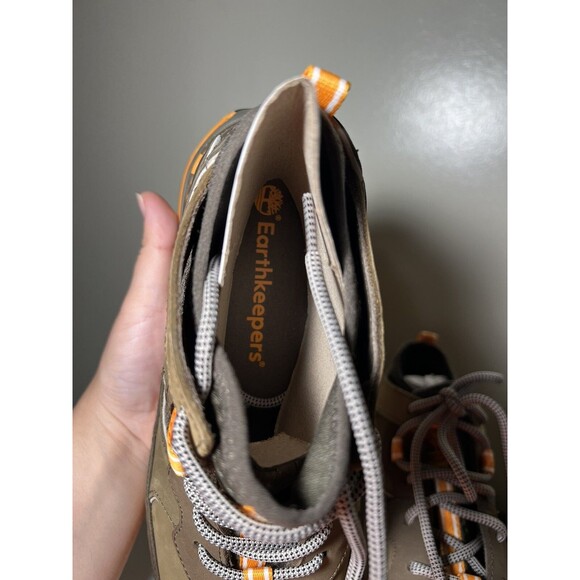 Timberland Womens Timberloop Mid Hiker Olive Nubuck Boots Size 7 - Picture 12 of 16